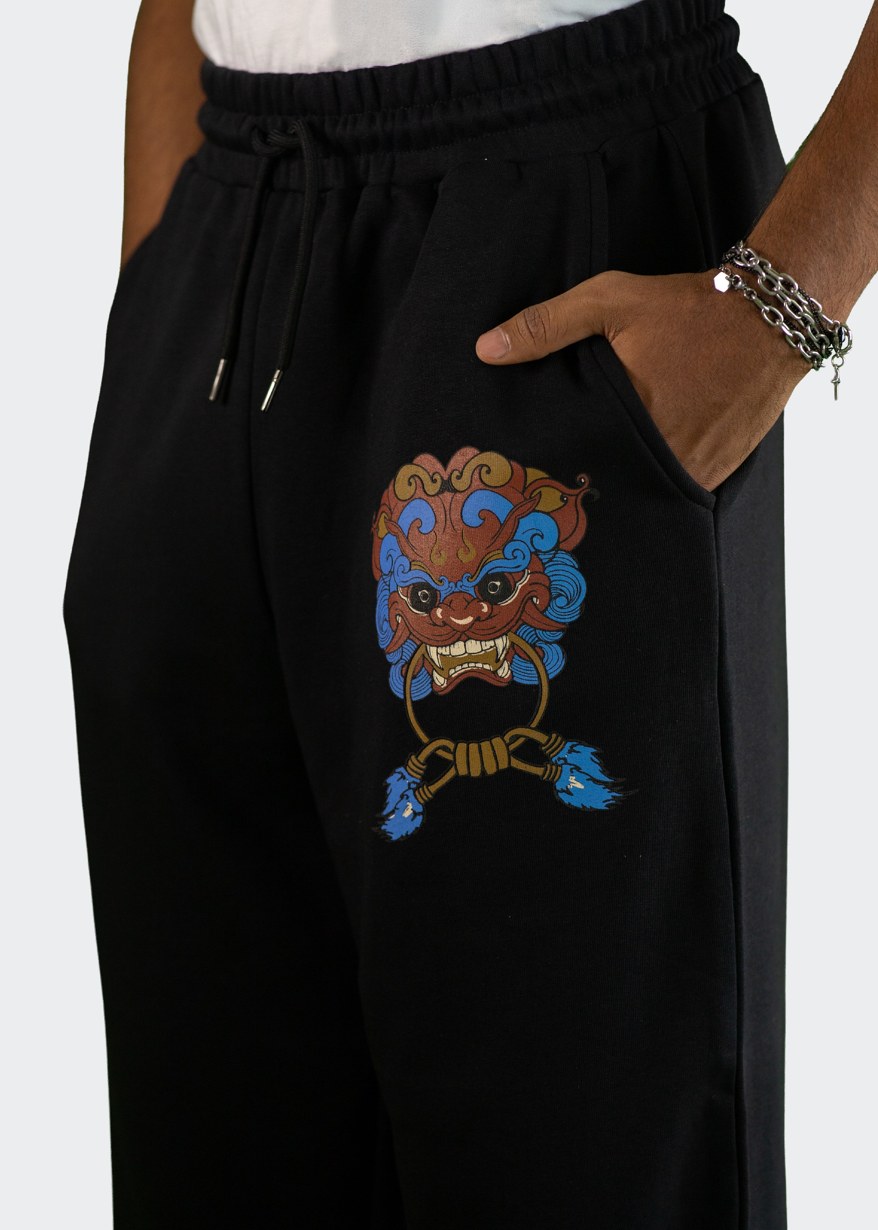Rudra Organic Cotton Sweatpants - Black