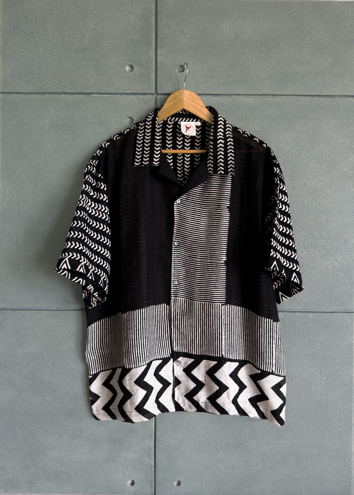 Upcycled Chanderi Cotton Shirt- 02