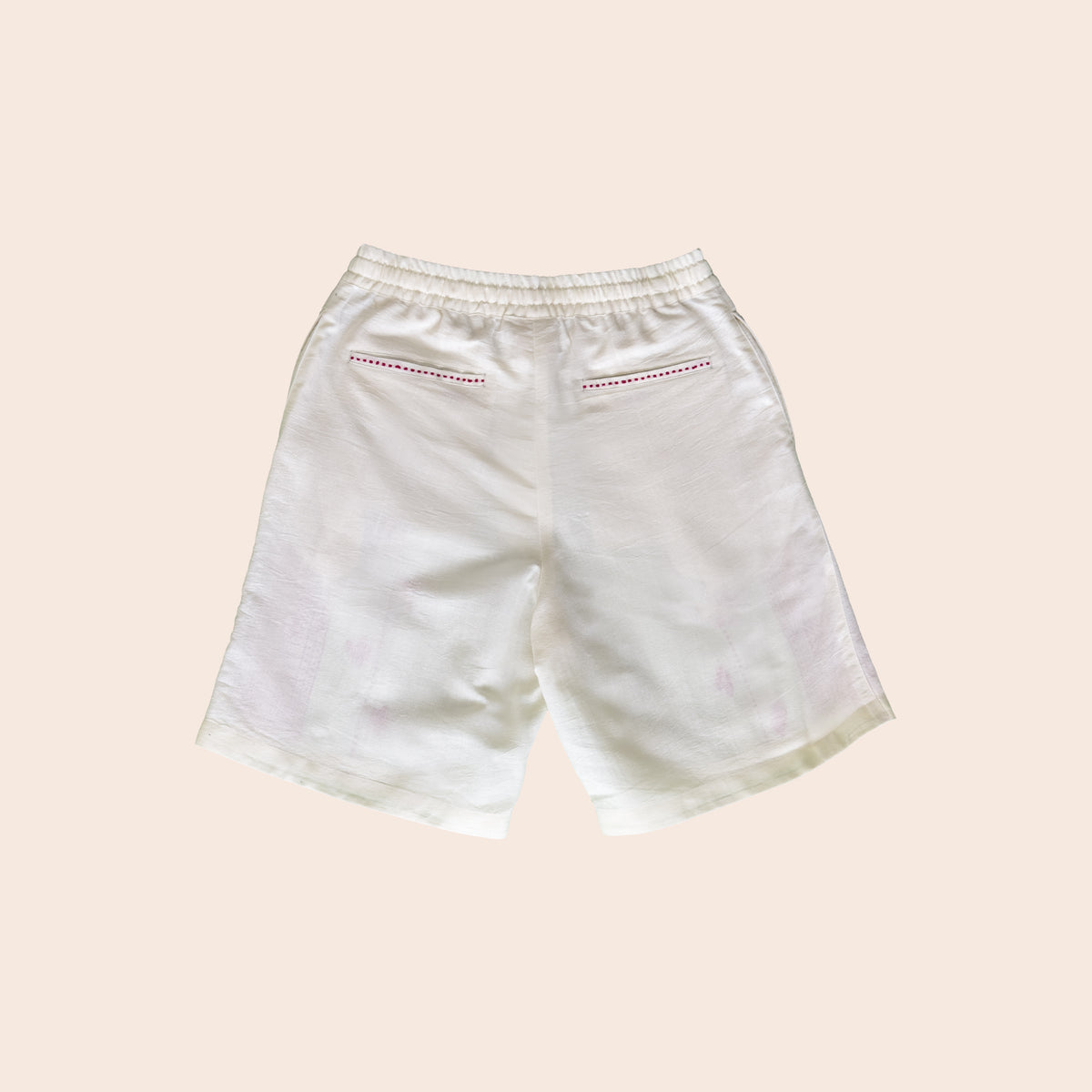 Cotton & Eri Silk Jacquard Shorts