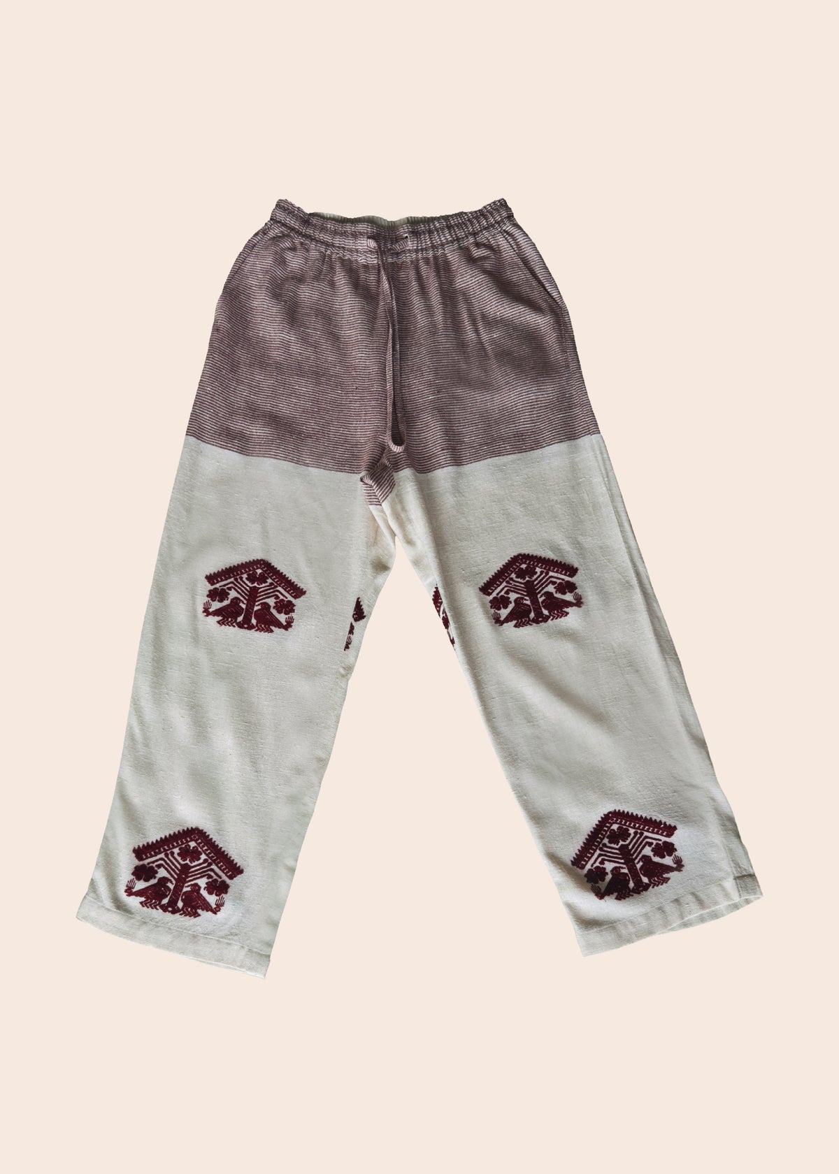 Silk Jacquard Pants