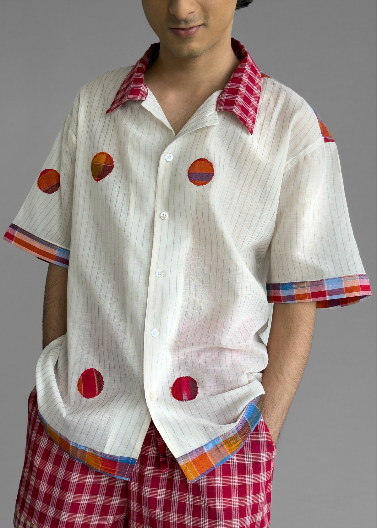 Polka Madras Shirt