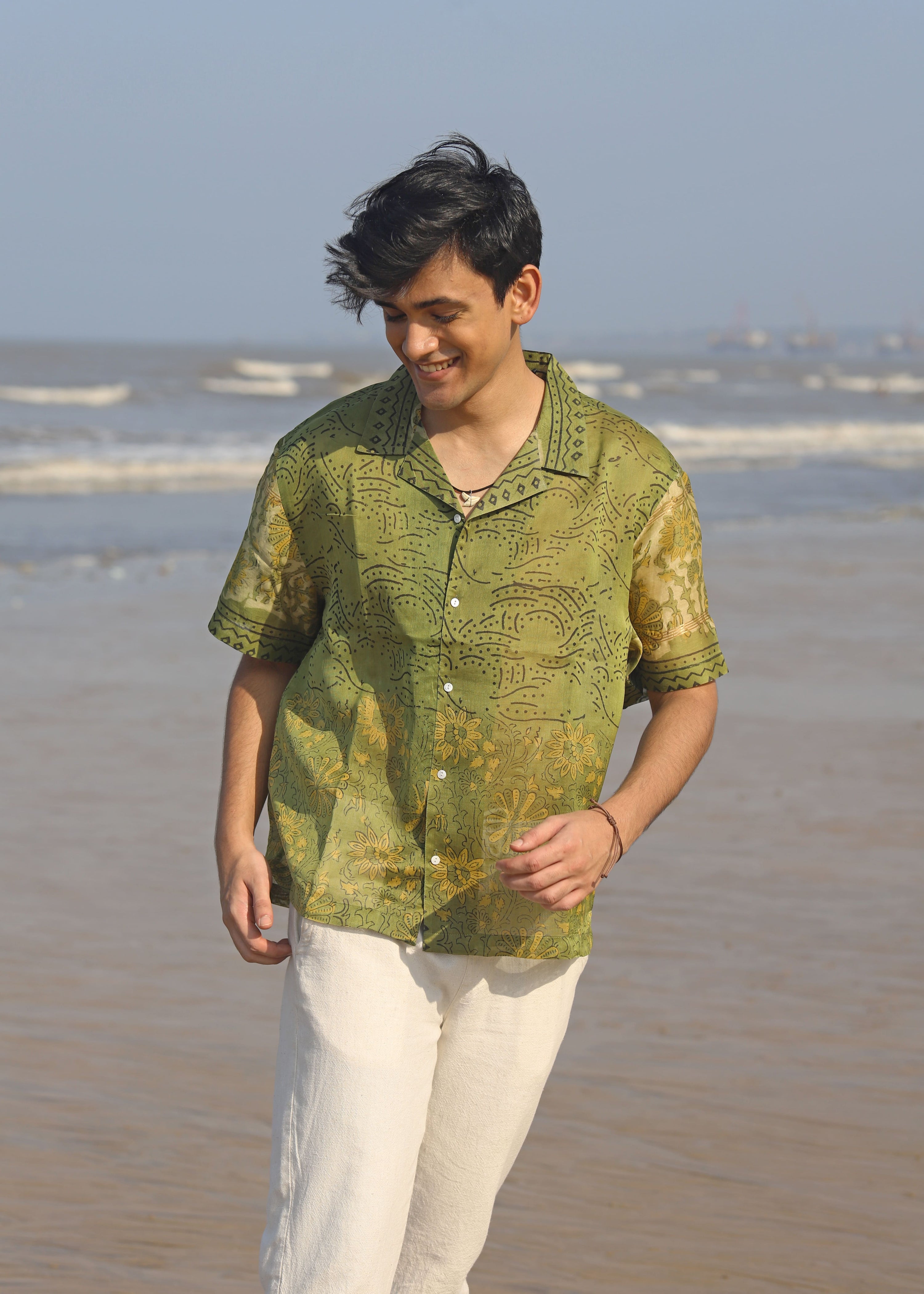 Sehr Ajrakh Silk Shirt