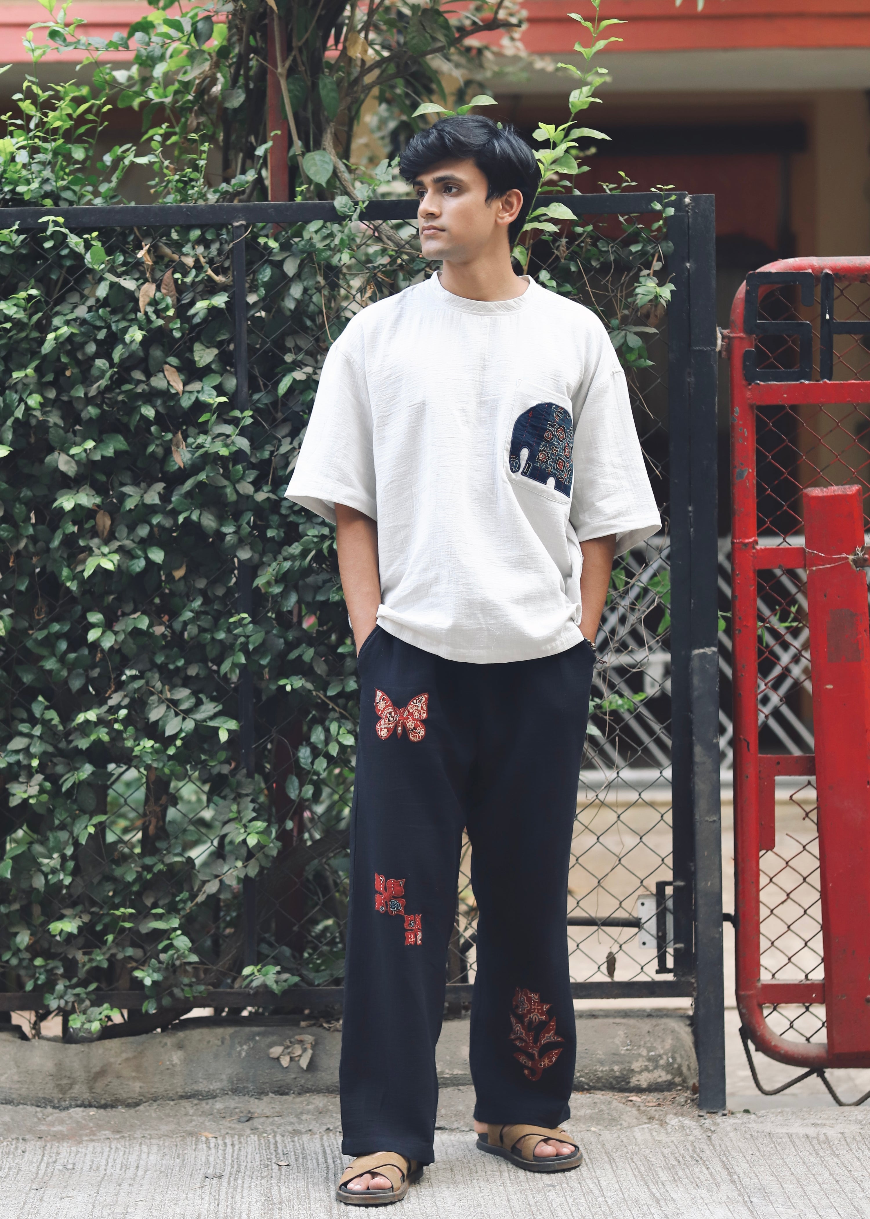 Titli Appliqué Artisan Pants