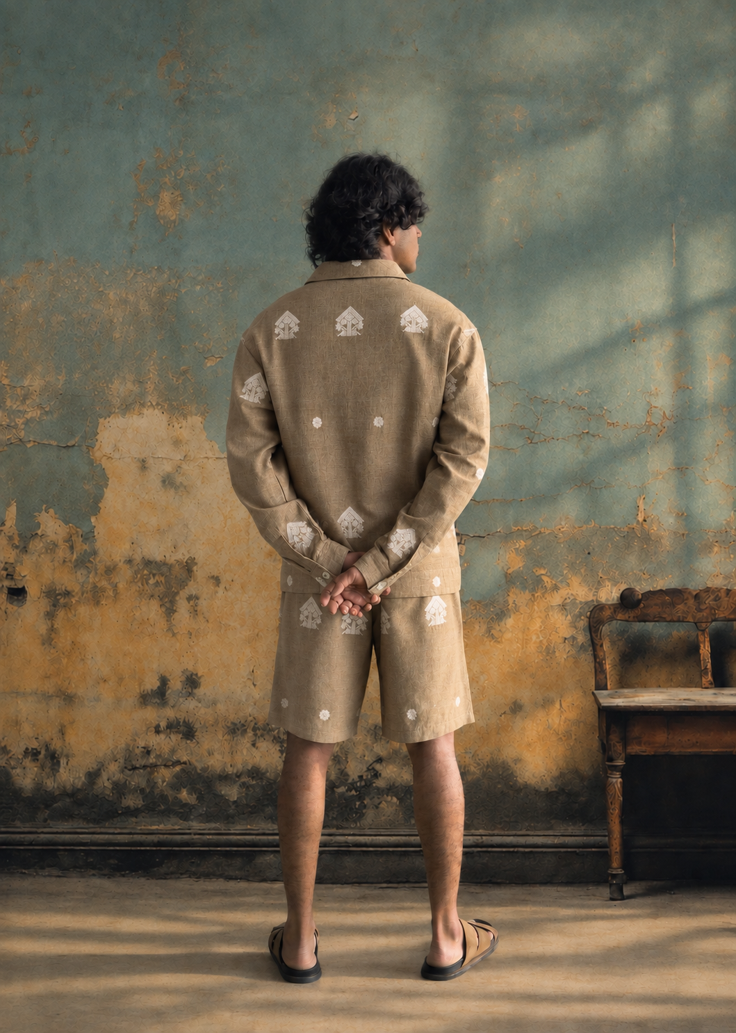 Eri Silk Jacquard Shorts