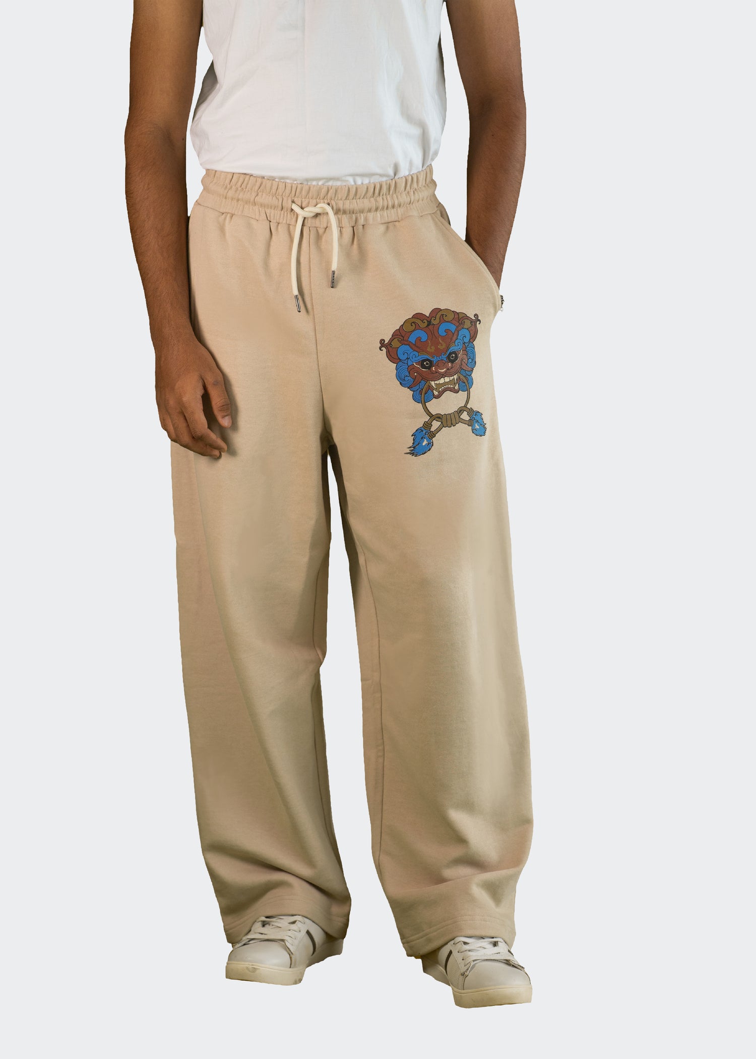 Rudra Organic Cotton Sweatpants - Sand