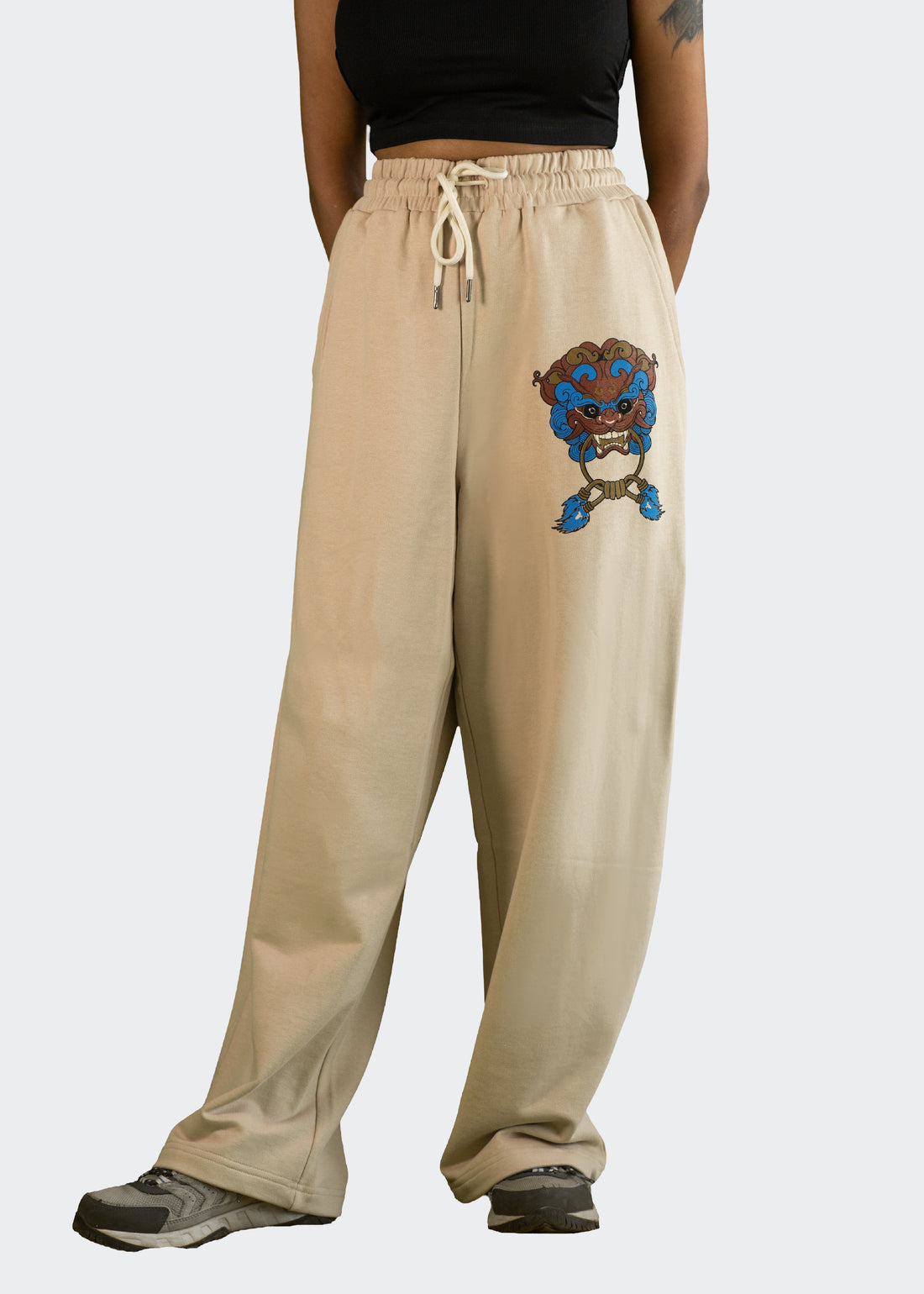 Rudra Organic Cotton Sweatpants - Sand