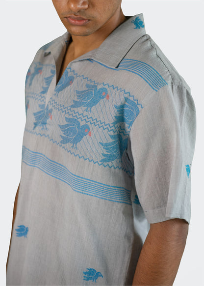 Pakhi Jamdani Shirt