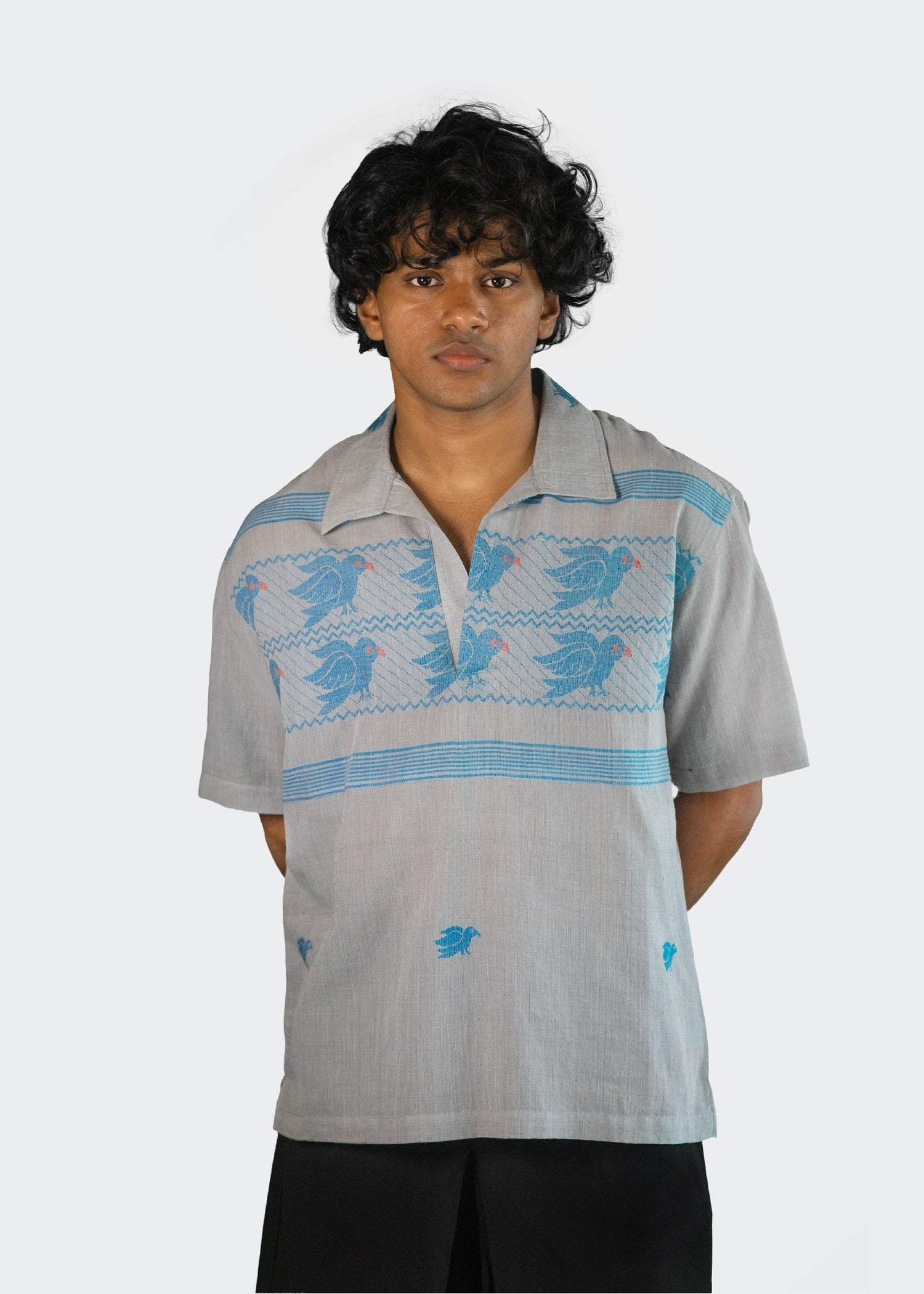 Pakhi Jamdani Shirt