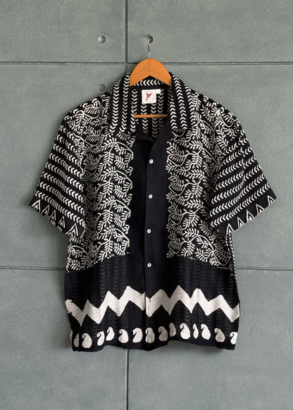 Upcycled Chanderi Cotton Shirt- 01