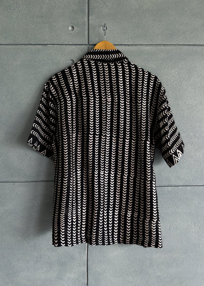 Upcycled Chanderi Cotton Shirt- 01