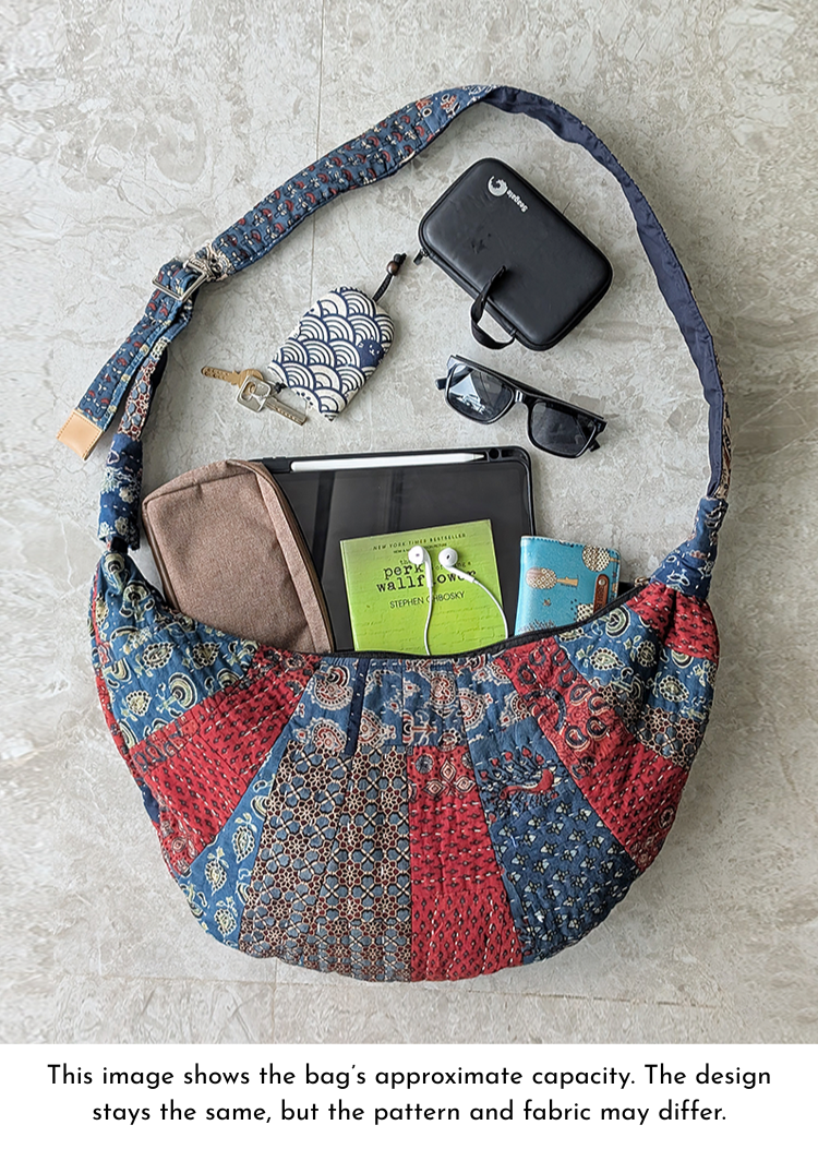 MAHRU Crescent Crossbody Bag- 01