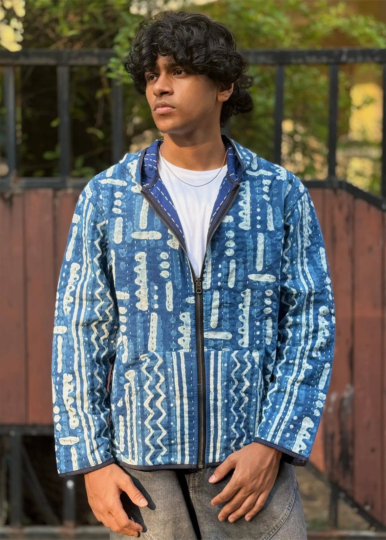 Vayu Reversible Hooded Jacket- 09