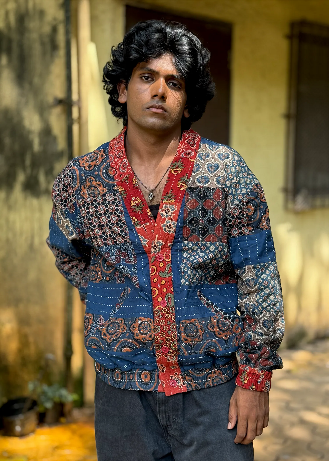 Sehar Kimono Bomber Jacket