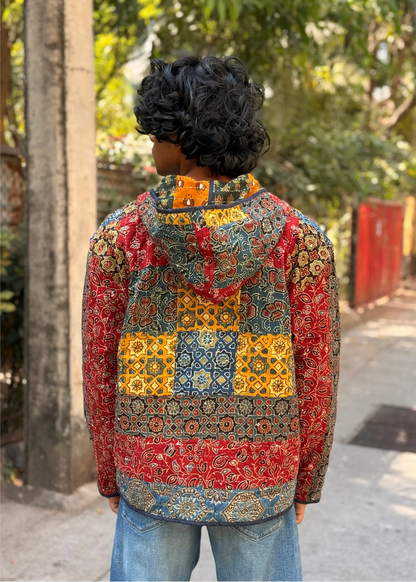 Vayu Reversible Hooded Jacket- 01