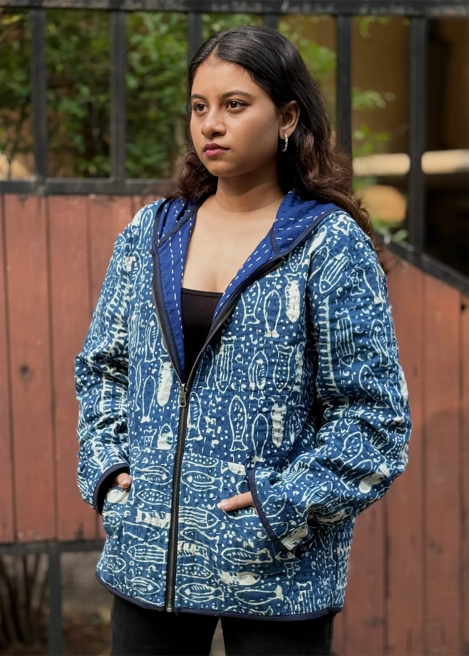 Vayu Reversible Hooded Jacket- 02