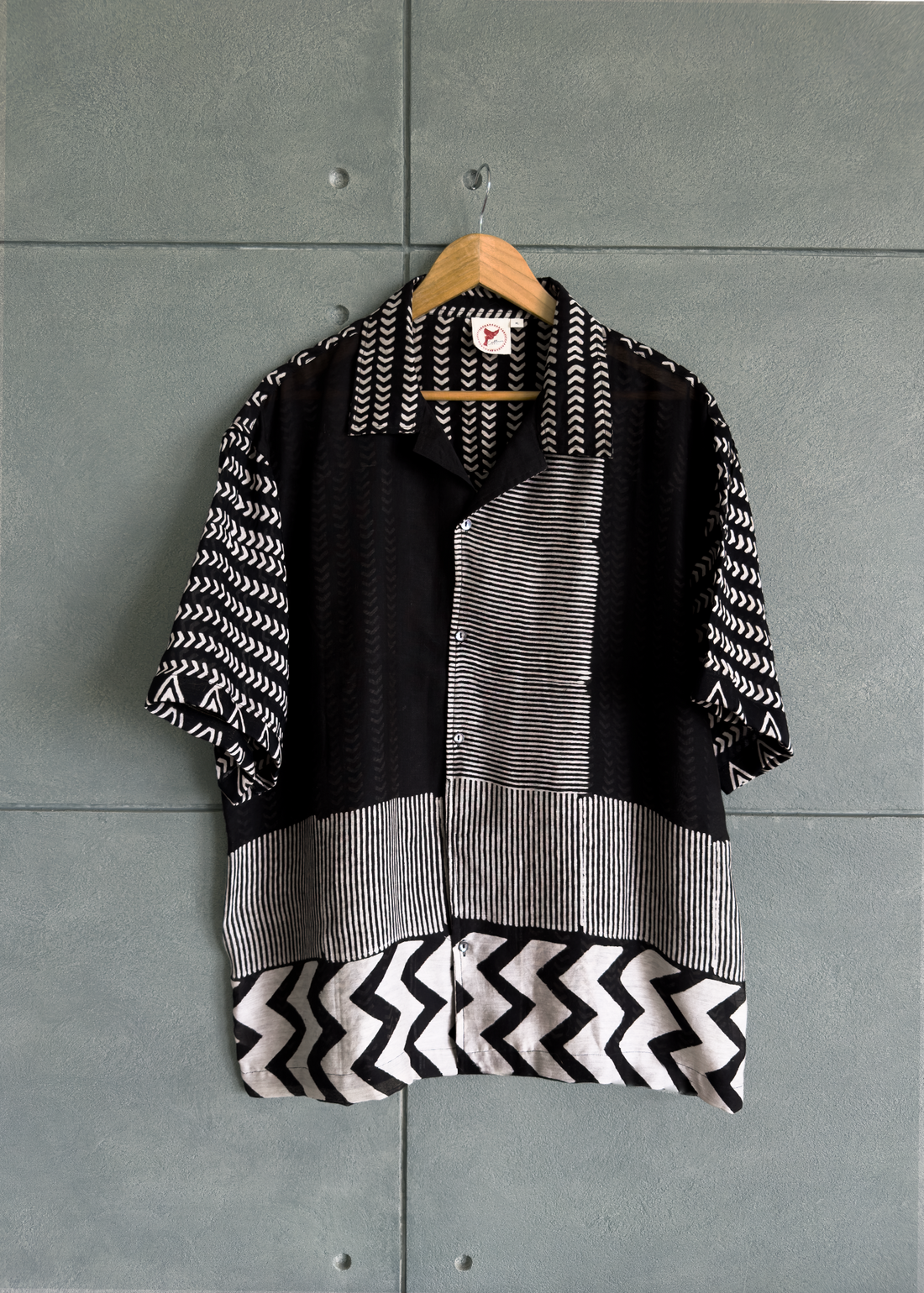 Upcycled Chanderi Cotton Shirt- 02
