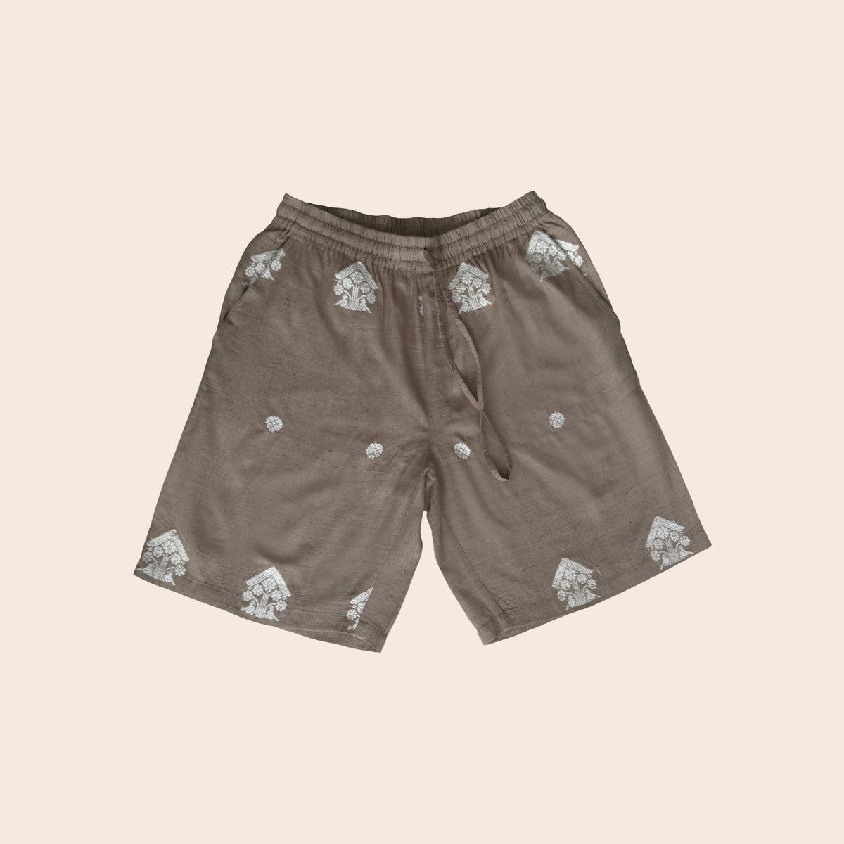 Eri Silk Jacquard Shorts