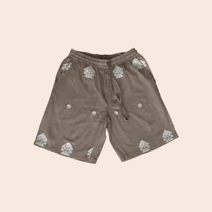 Eri Silk Jacquard Shorts
