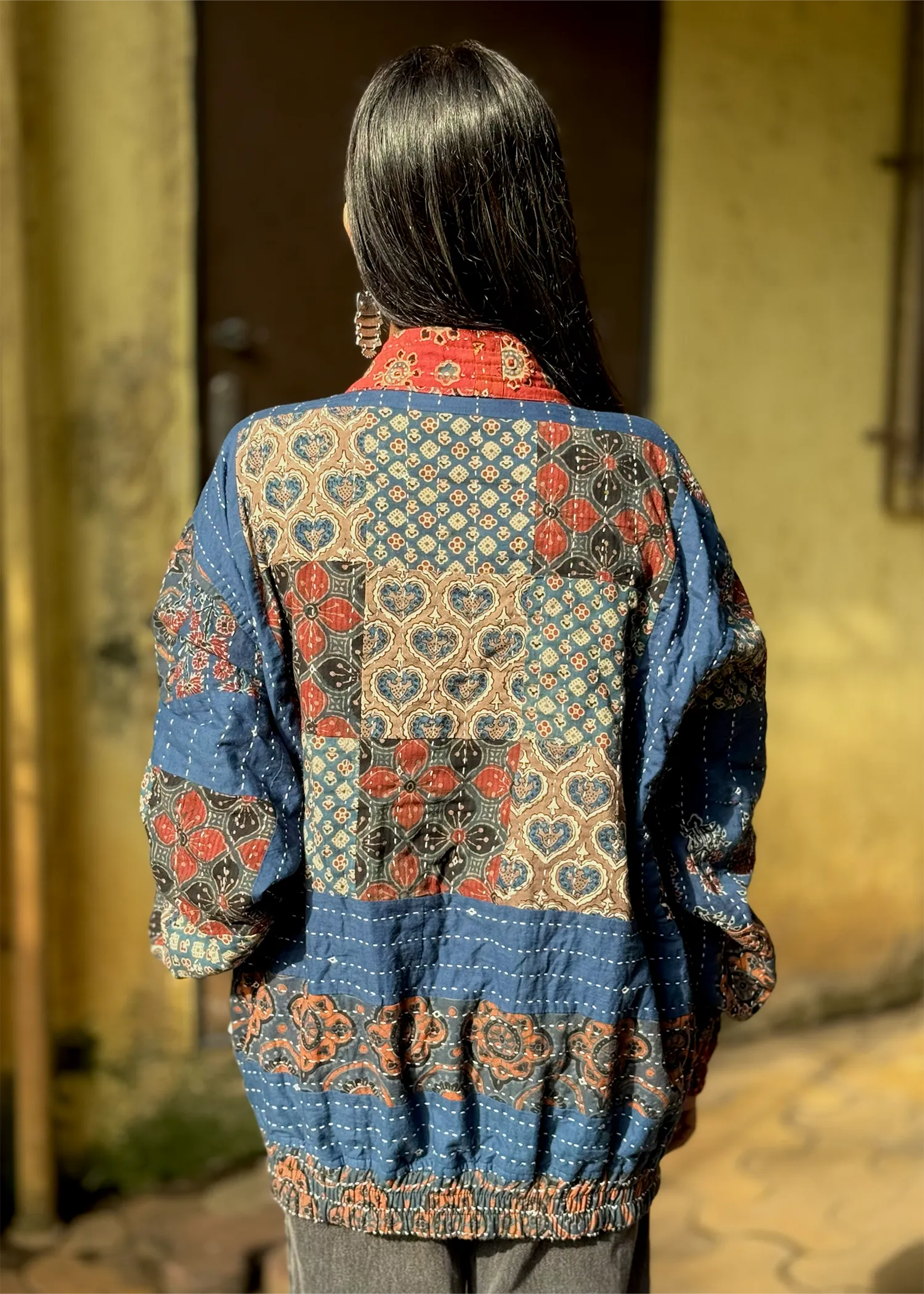 Sehar Kimono Bomber Jacket