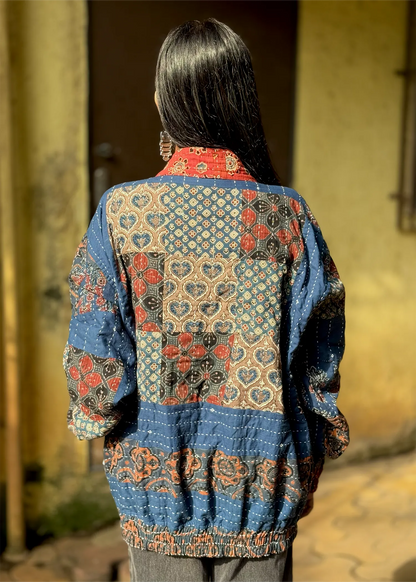 Sehar Kimono Bomber Jacket