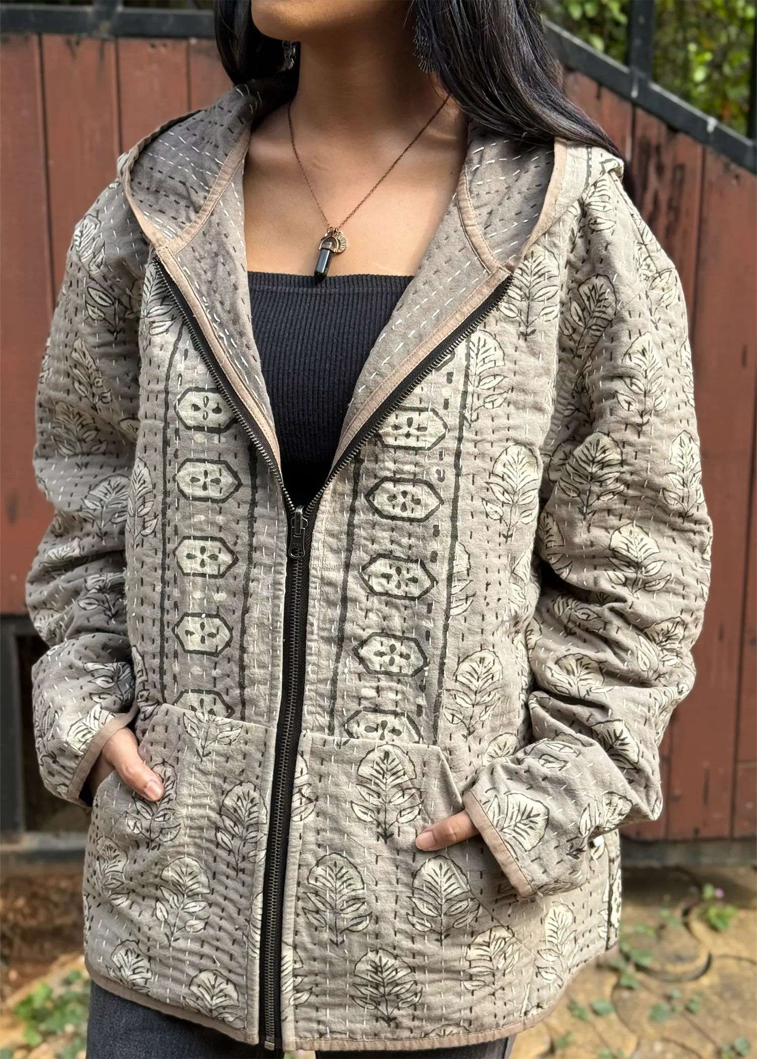 Vayu Reversible Hooded Jacket- 06