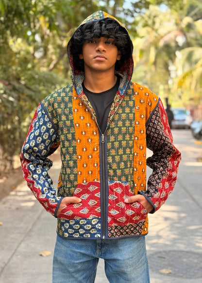 Vayu Reversible Hooded Jacket- 01