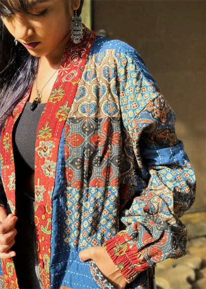 Sehar Kimono Bomber Jacket