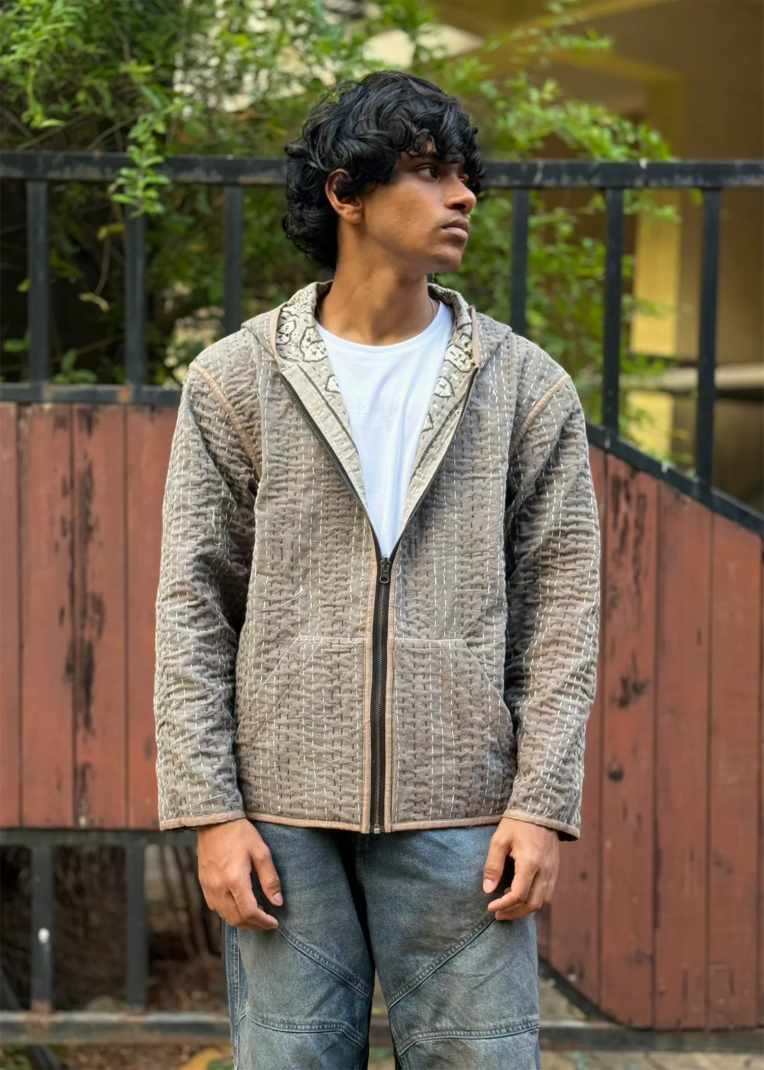 Vayu Reversible Hooded Jacket- 06