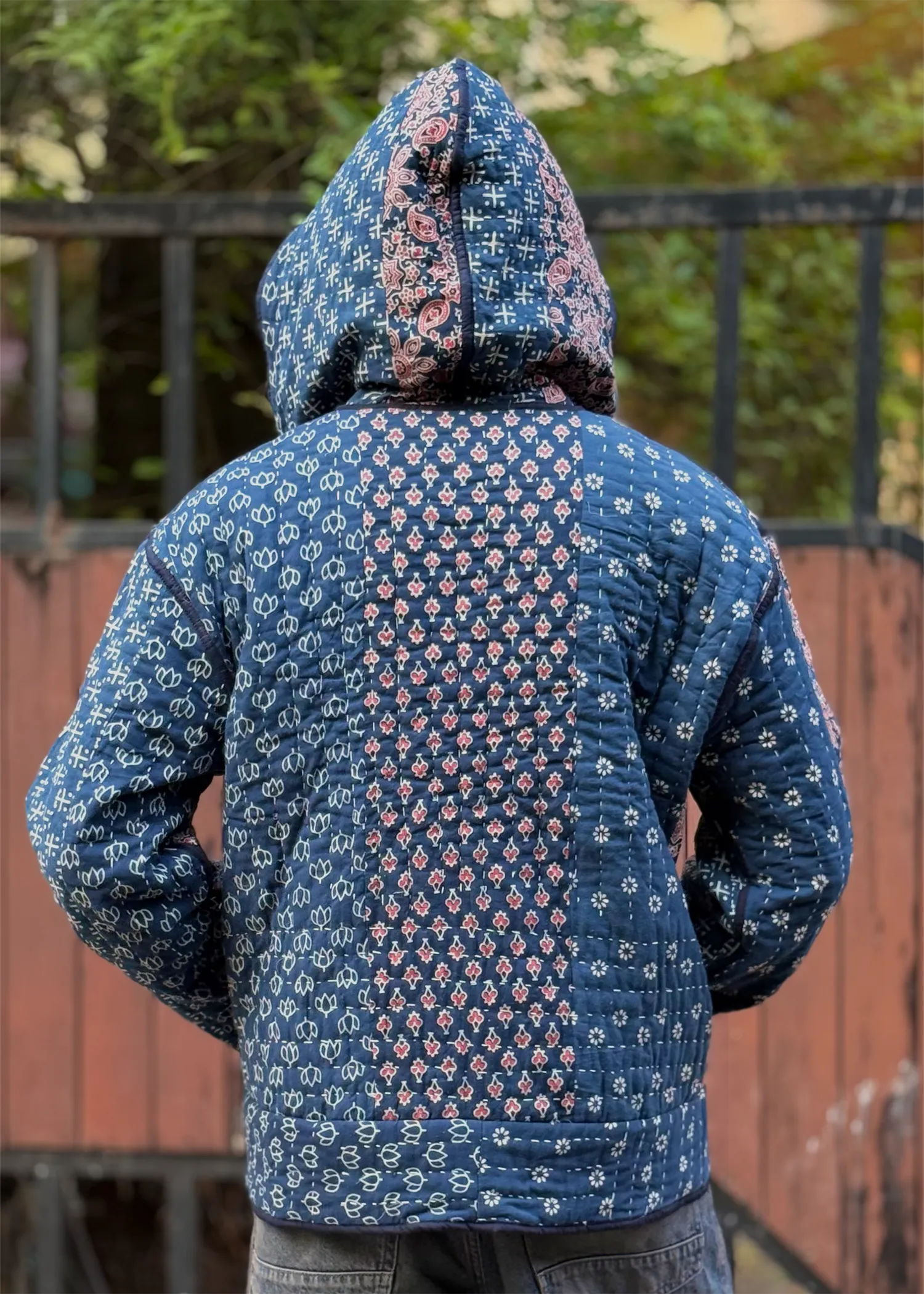 Vayu Reversible Hooded Jacket (Quilted)- 03