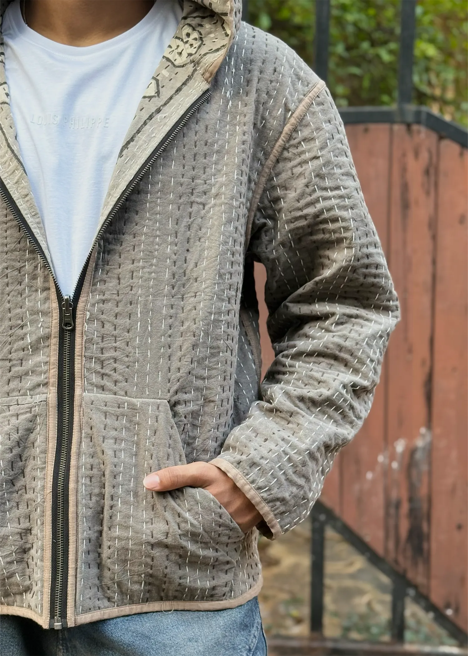 Vayu Reversible Hooded Jacket- 06