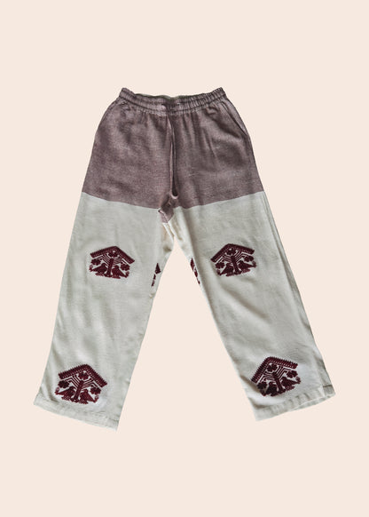 Silk Jacquard Pants