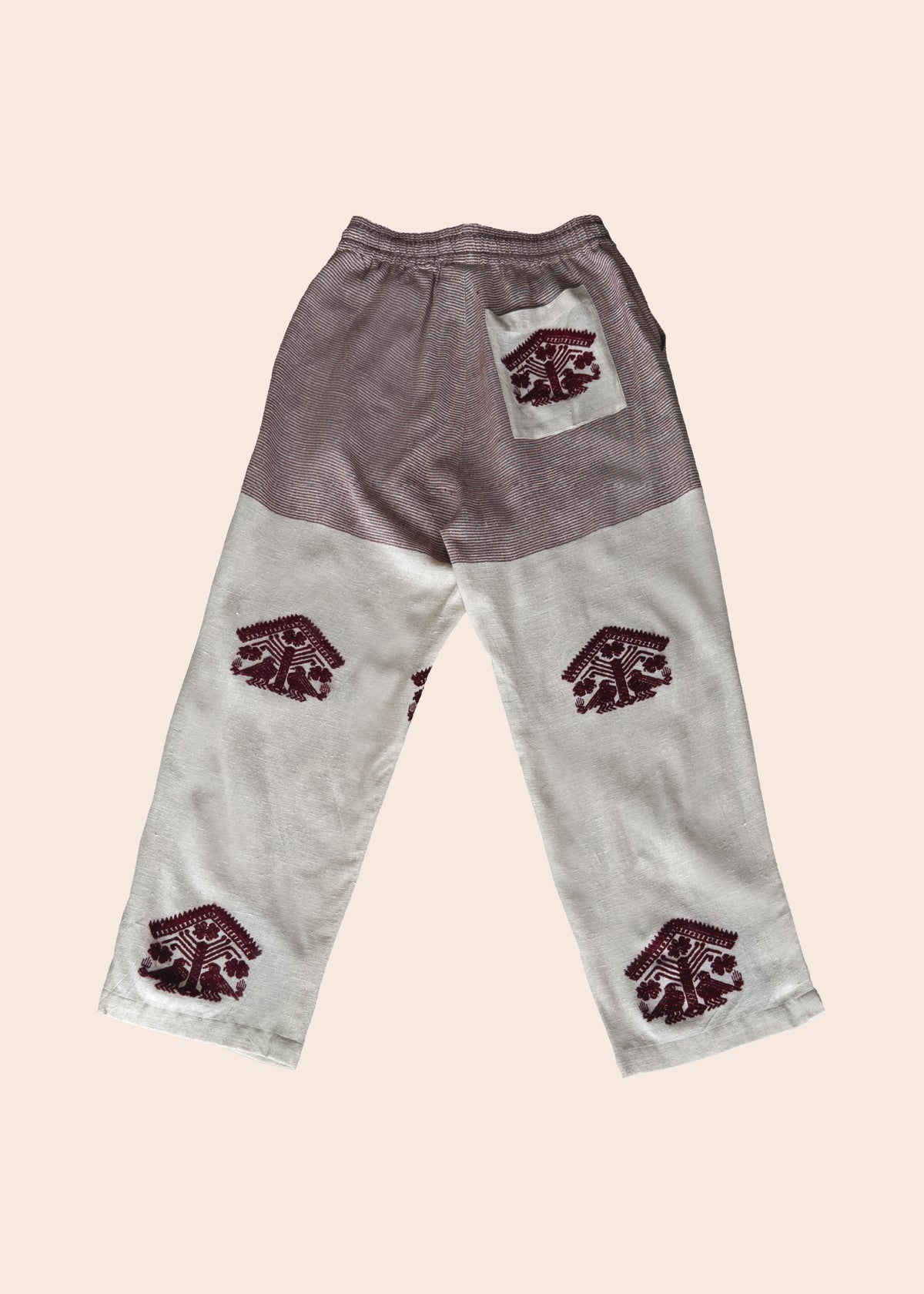 Silk Jacquard Pants