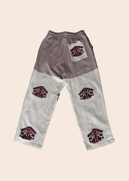 Silk Jacquard Pants