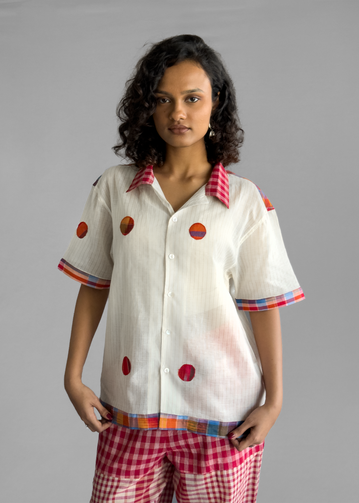Polka Madras Shirt