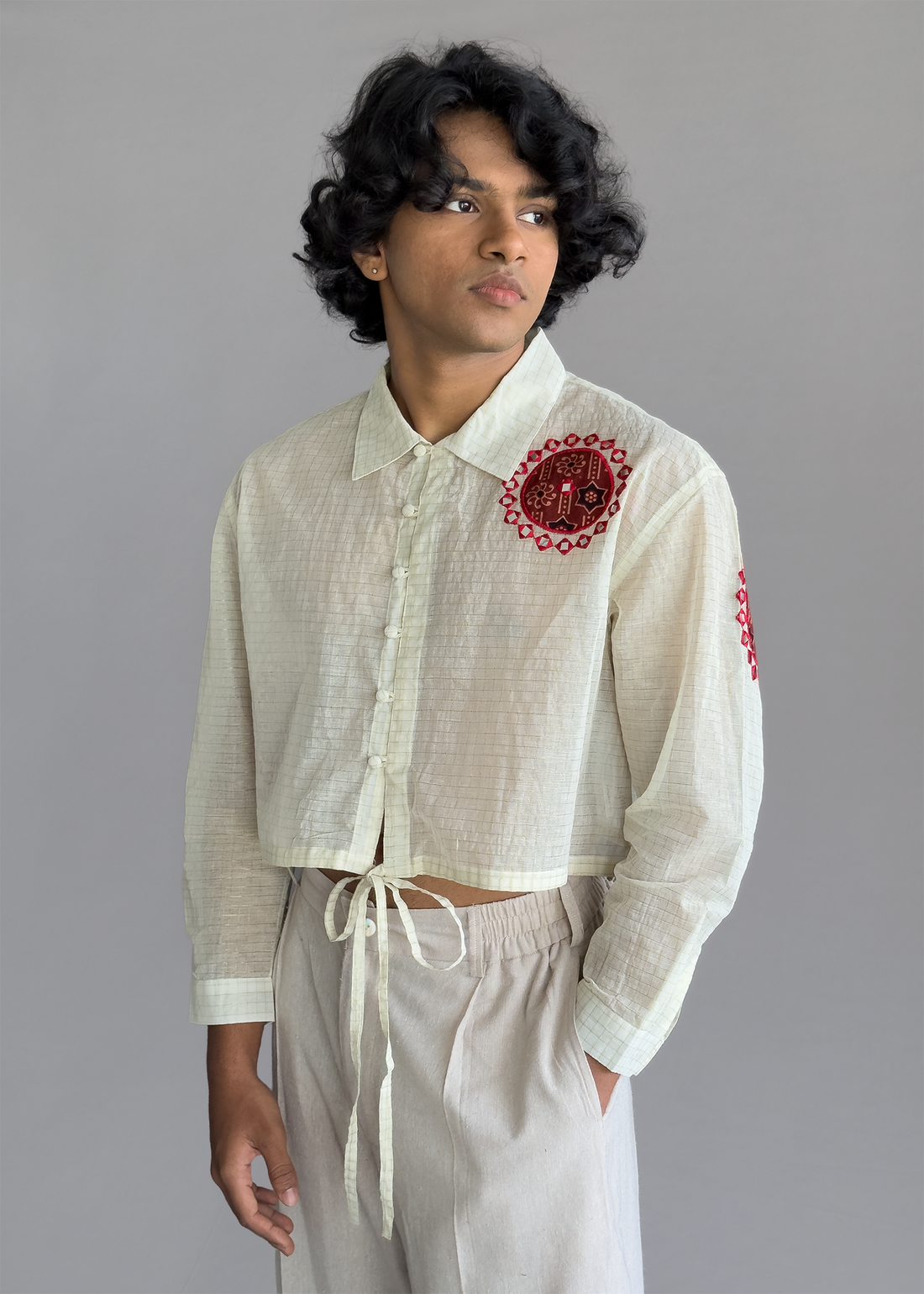 Diya Cropped Shirt