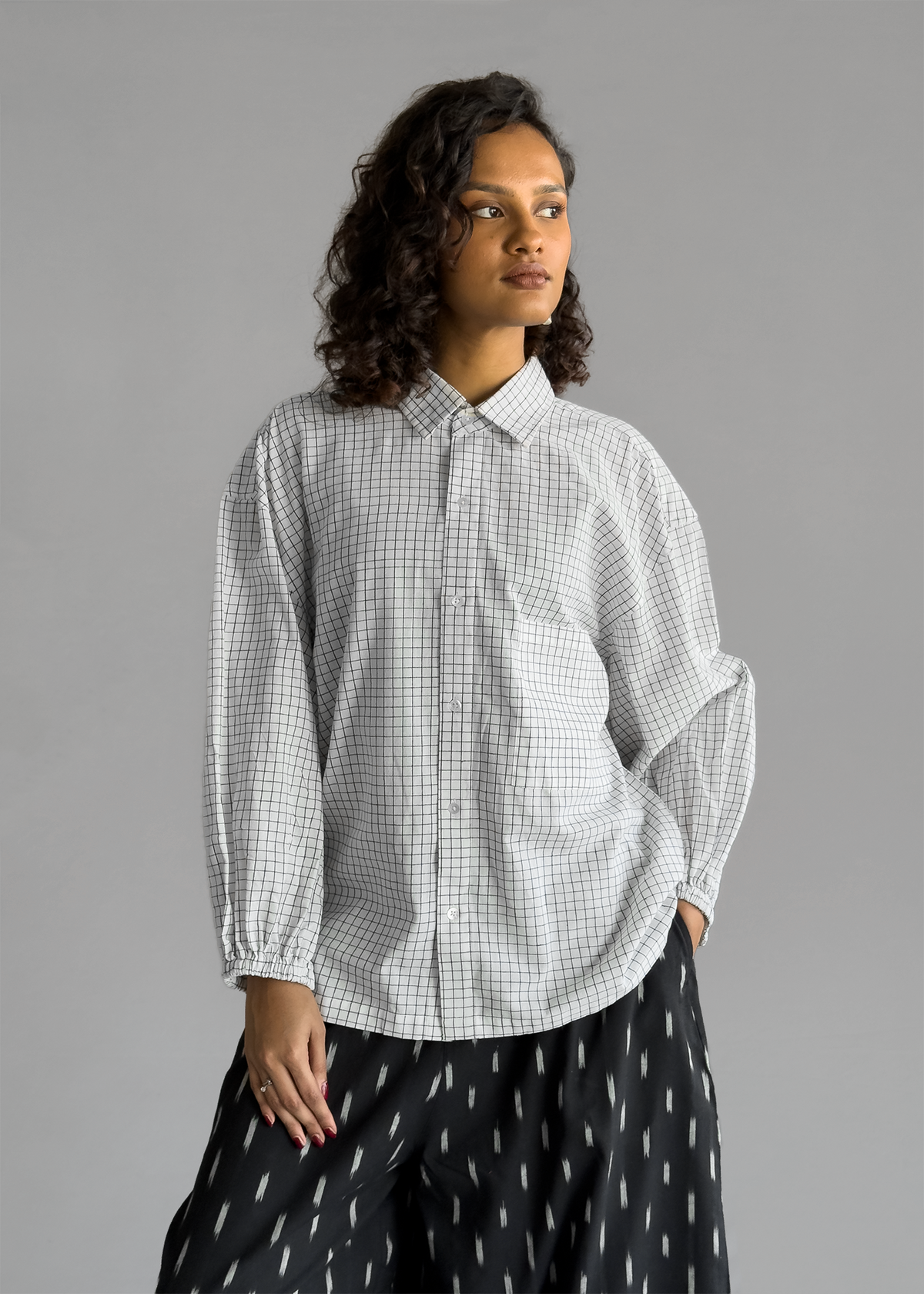 Shatranj Balloon Shirt