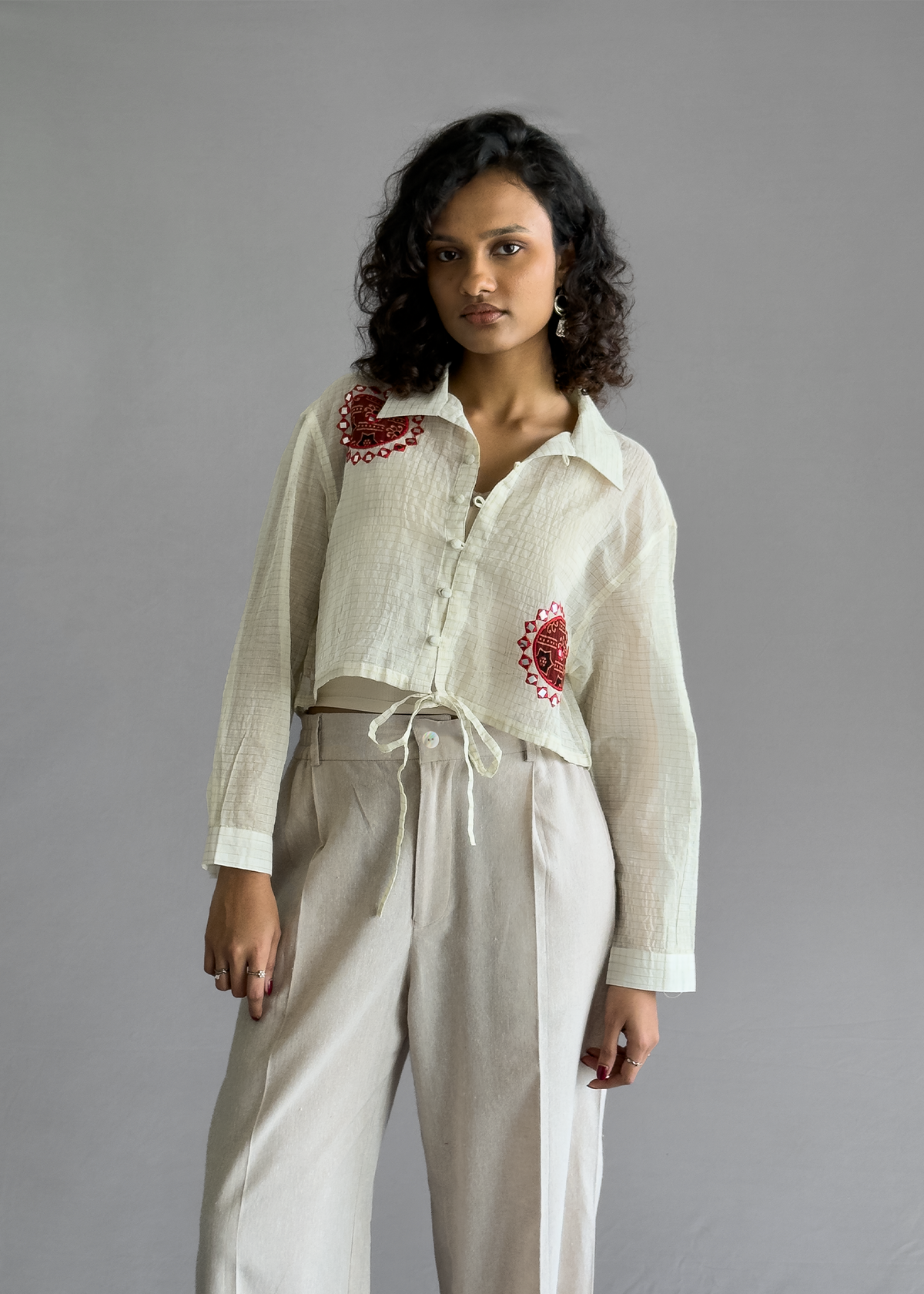 Diya Cropped Shirt