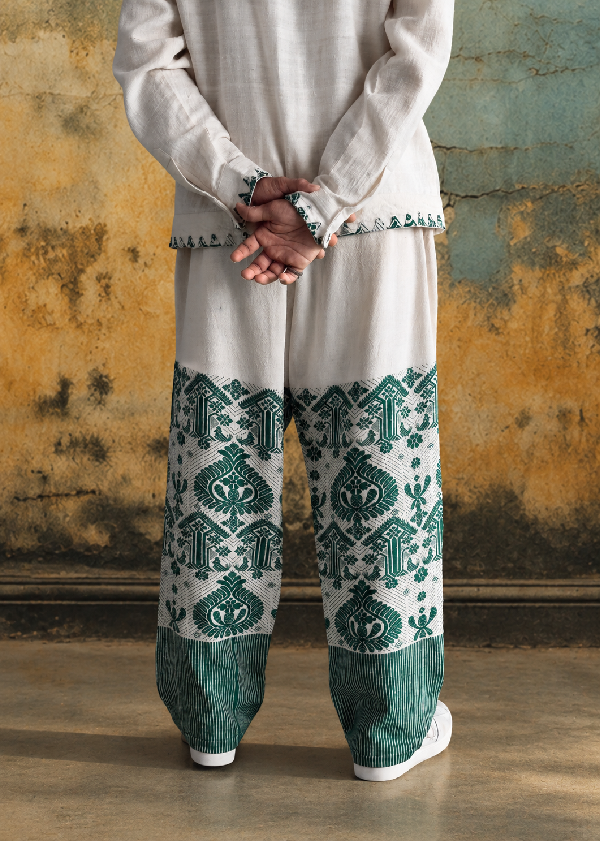 Handloom Jacquard Pants 02