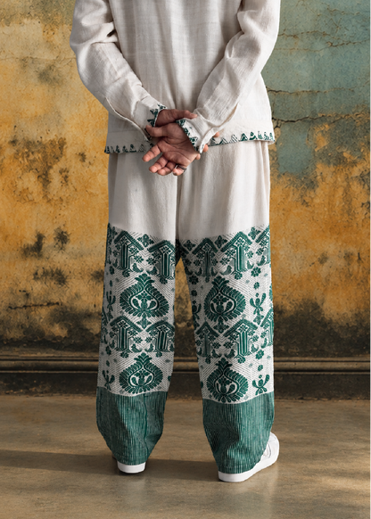 Handloom Jacquard Pants 02