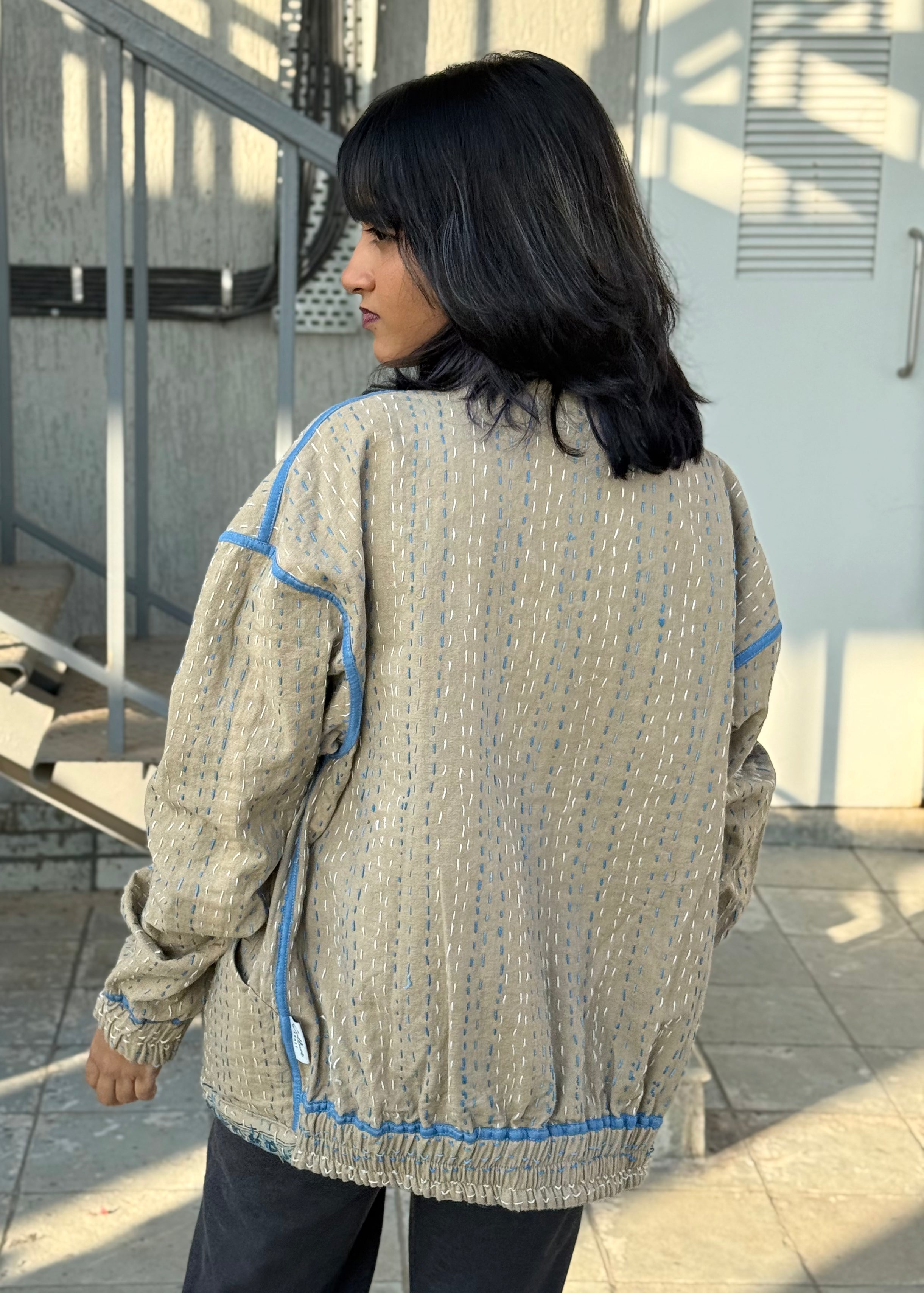 Karwan Reversible Bomber Jacket- 04
