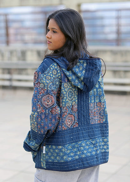 Vayu Reversible Hooded Jacket- 07