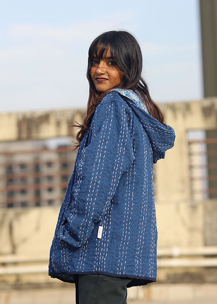 Vayu Reversible Hooded Jacket- 05