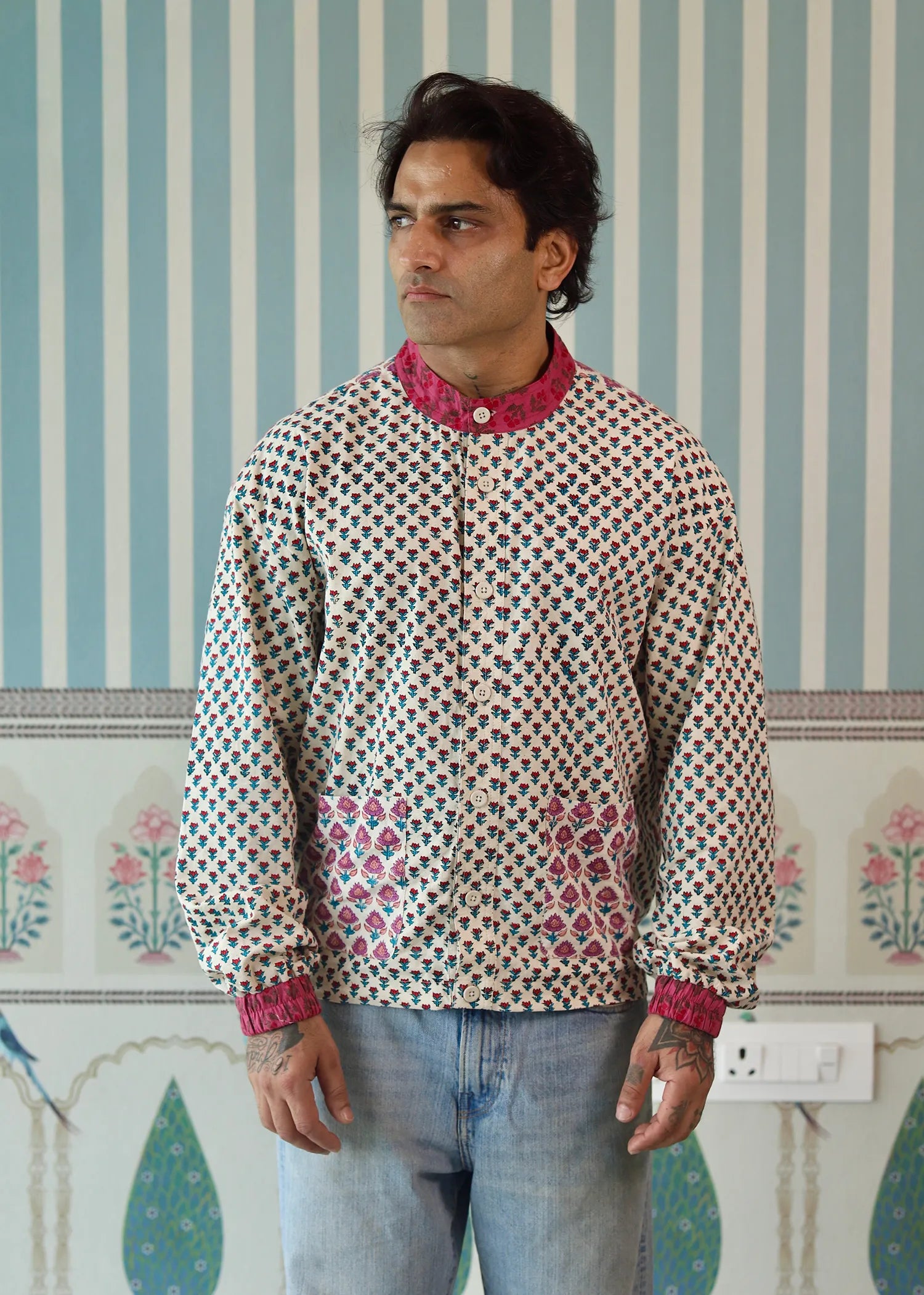 Gulab Bomber Overshirt