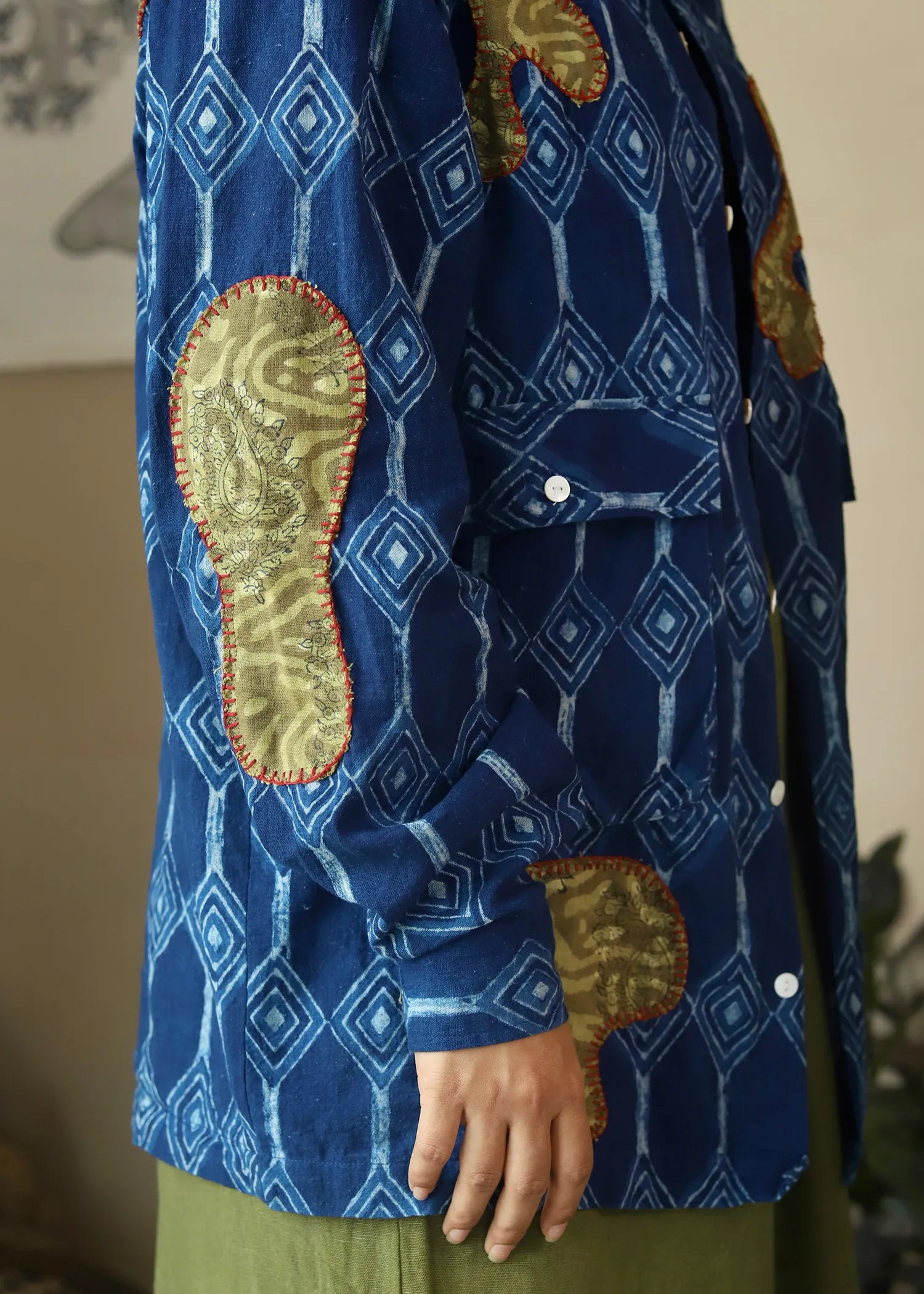 Neel Indigo Khadi Overshirt