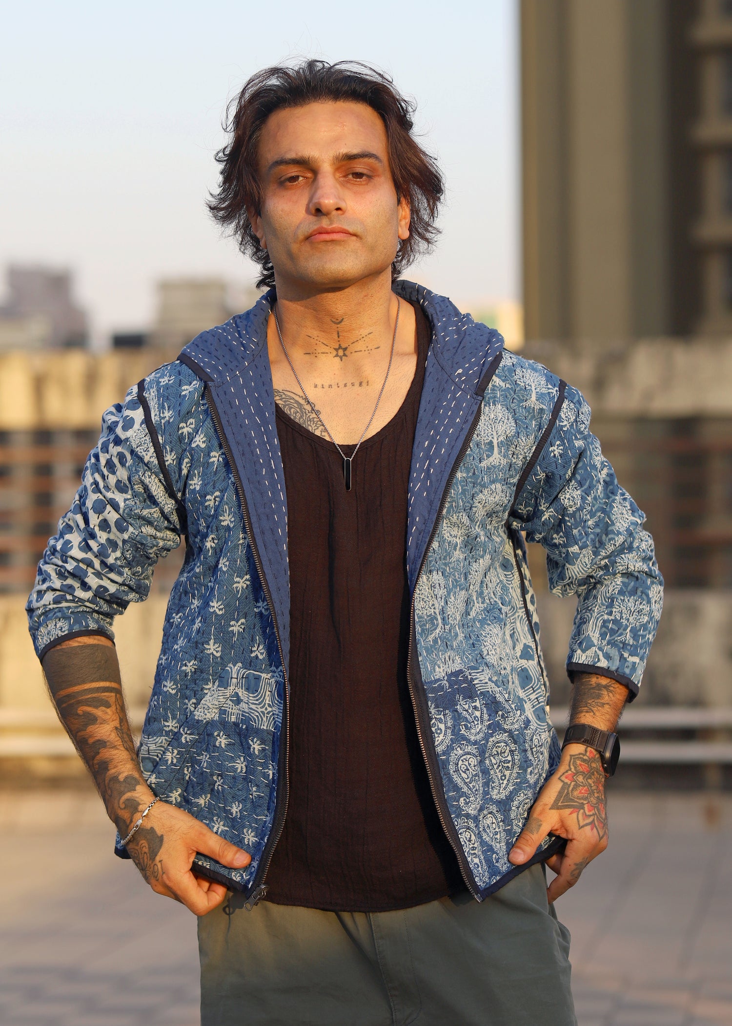 Vayu Reversible Hooded Jacket- 05