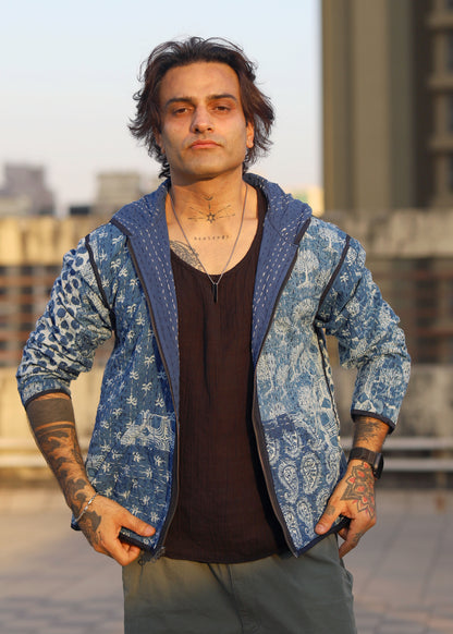Vayu Reversible Hooded Jacket- 05