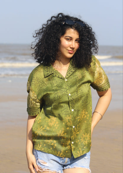 Sehr Ajrakh Silk Shirt