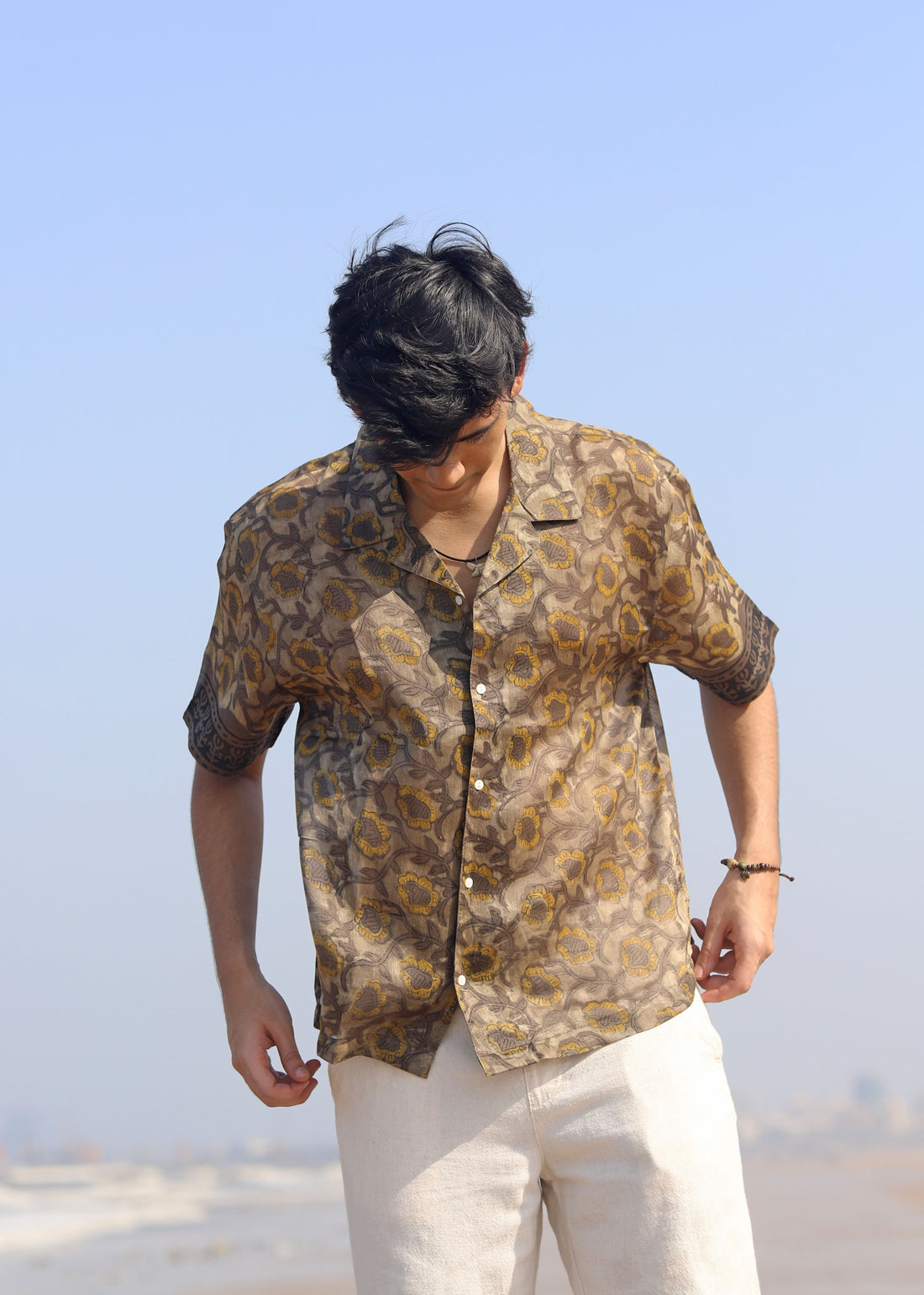 Mahi Ajrakh Silk Shirt