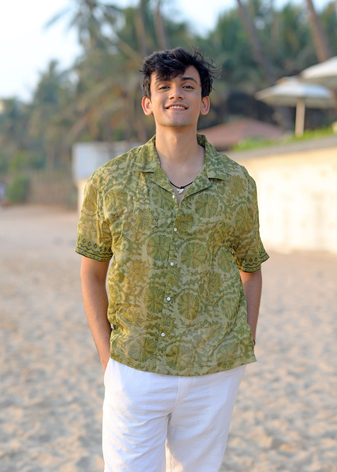 Ziba Ajrakh Silk Shirt