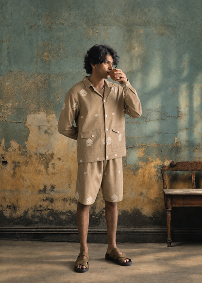 Eri Silk Jacquard Shorts